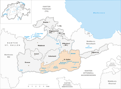 Karte Gemeinde St. Gallen 2007